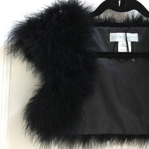 Harrison Morgan Marabou Topper